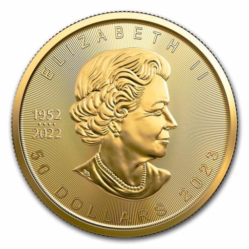 【3 Day Ship】2023 (New) Canadian Maple Leaf Gold 1 oz Coin - Image 2