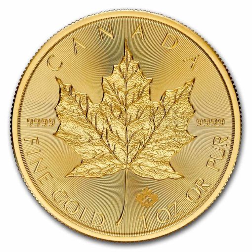 【3 Day Ship】2024 (New) Canadian Maple Leaf Gold 1 oz Coin