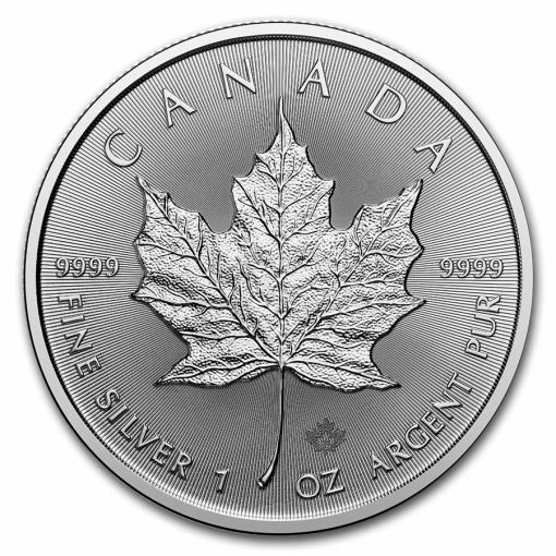 【3 Day Ship】2024 (New) Canadian Maple Leaf 1 oz $5 Silver Coin