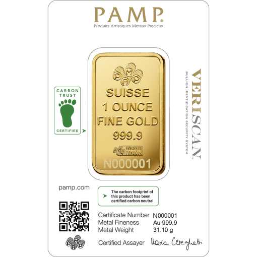 【3 Day Ship】(New) Swiss Pamp Fortuna in Assay Gold 1 oz Bar - Image 2