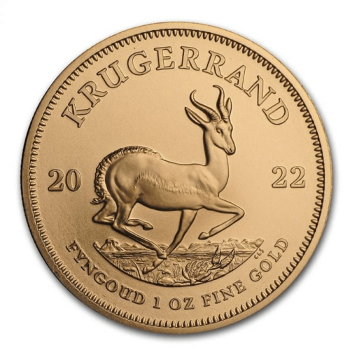 【3 Day Ship】2022 (New) South Africa Krugerrand Coin 1 oz Gold