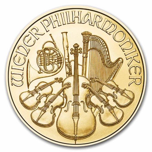 2024 (New) Austrian Philharmonic 4 Euro 24K 1/25 oz Gold Coin