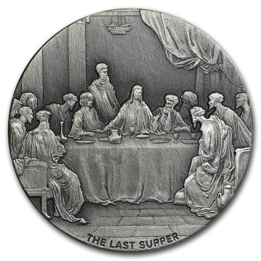 2016 (New) Bible Series The Last Supper Jesus Christ 2 oz Silver 62.2g Coin