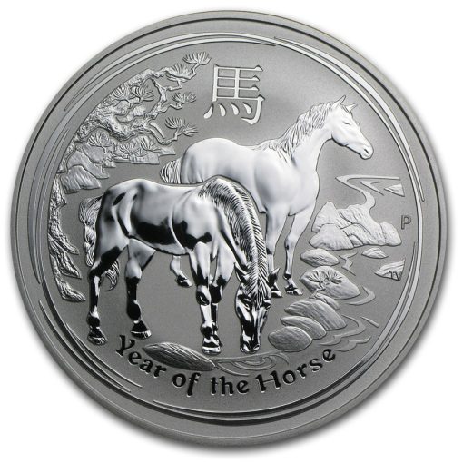 2014 (New) Australian Year of the Horse Lunar Perth Mint 1 oz Silver Coin