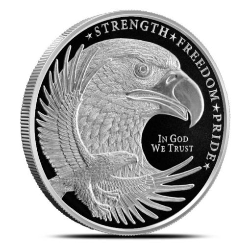 (New) Eagle「Strength, Freedom, & Pride」Pure 99.9% Silver 1 oz Silver Coin