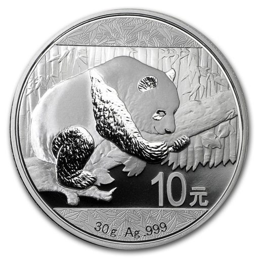 2016 (New) Chinese Panda in Capsule 30 gram Silver Coin