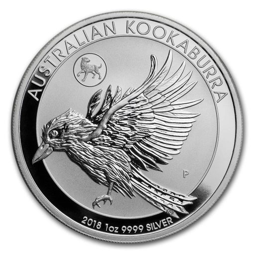 2018 (New) Australian Kookaburra (Dog Privy) Perth Mint 1 oz Silver Coin