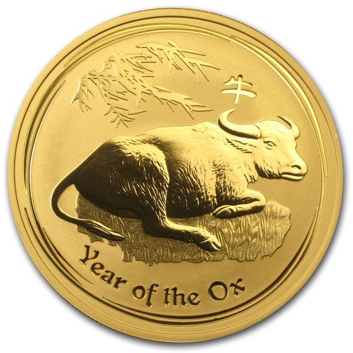 2009 (New) Australia Year of the Ox Lunar 31.1g Gold 24K Coin 1 oz