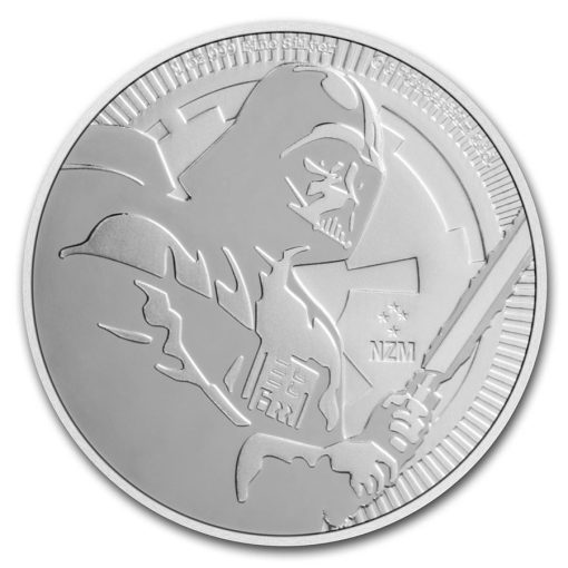 2020 (New) 99.9% Silver「Darth Vader Lightsaber」Niue Star Wars 1 oz $2 Coin