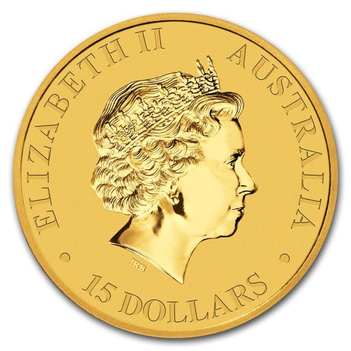 2018 (New) Australia Kangaroo 24K 1/10 oz Gold Coin in Capsule - Image 2