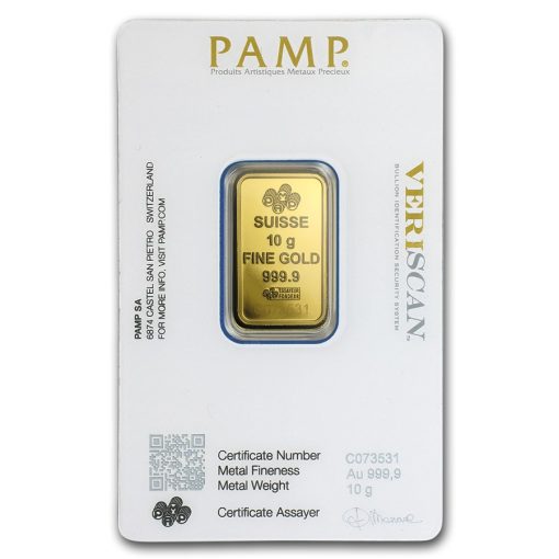 【3 Day Ship】(New) 10 gram Swiss Pamp Fortuna .9999 in Assay 24K Gold Bar 10g - Image 2