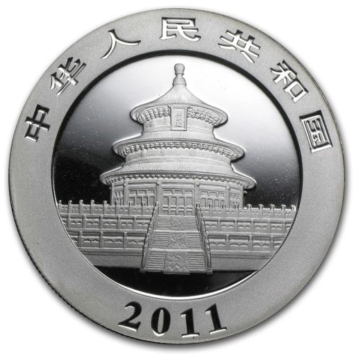 2011 (New) Chinese Panda in Capsule 1 oz Silver Coin - Image 2