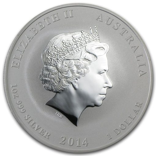 2014 (New) Australian Year of the Horse Lunar Perth Mint 1 oz Silver Coin - Image 2