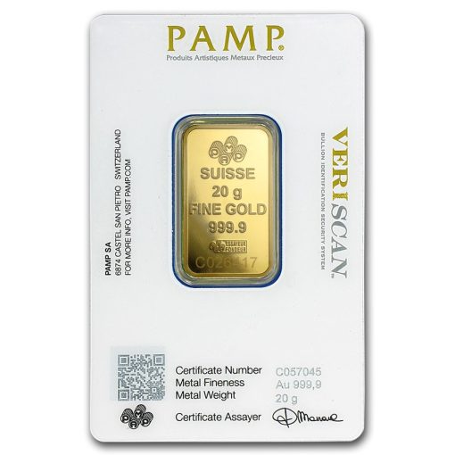 【3 Day Ship】(New) 20 gram Swiss Pamp Fortuna .9999 in Assay 24K Gold Bar 20g - Image 2