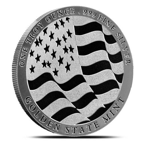 (New) Eagle「Strength, Freedom, & Pride」Pure 99.9% Silver 1 oz Silver Coin - Image 2