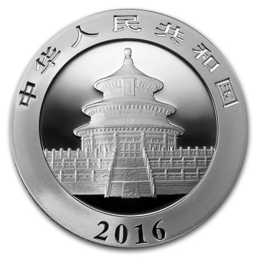 2016 (New) Chinese Panda in Capsule 30 gram Silver Coin - Image 2