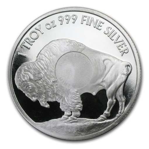 (New) Buffalo Indian Round Security Mark 1 oz Silver Coin