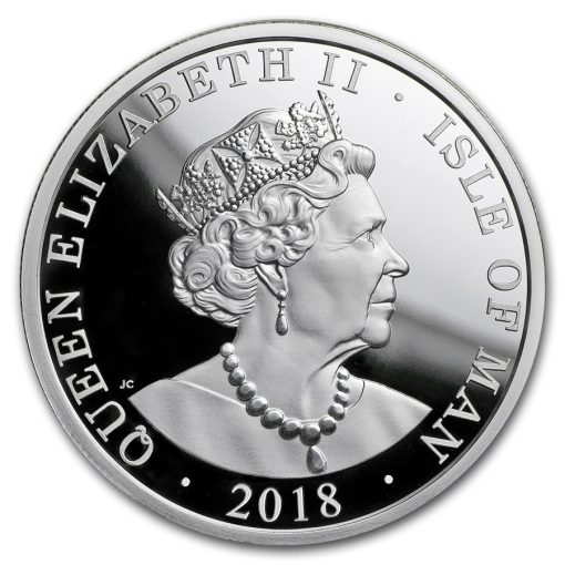 2018年 (新品) イギリス諸島「大天使 ミカエル」純銀 1オンス 銀貨 - 画像 (2)