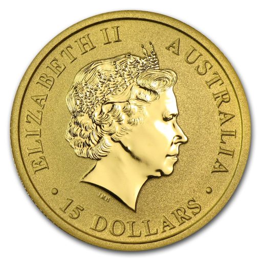 2012 (New) Australia Kangaroo 24K 1/10 oz Gold Coin in Capsule - Image 2