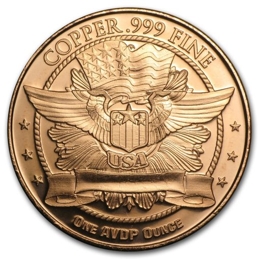 (New) Trade Dollar 1oz Copper Coin .999 Round - Image 2