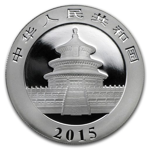 2015 (New) Chinese Panda in Capsule 1 oz Silver Coin - Image 2