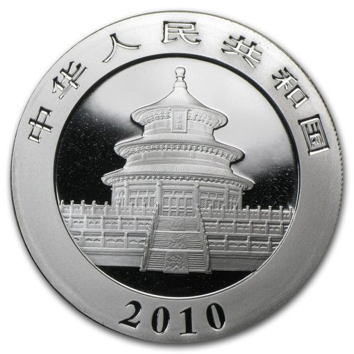 2010 (New) Chinese Panda in Capsule 1 oz Silver Coin - Image 2