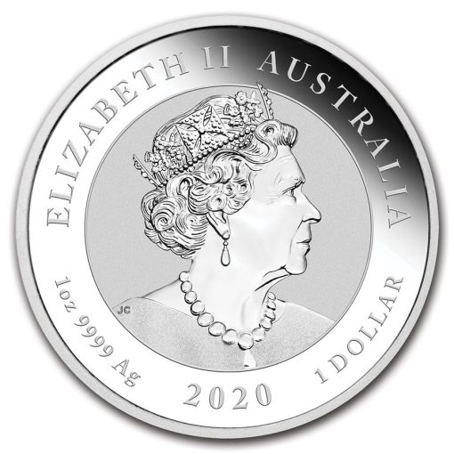 2020 (New) Australia「Double Pixiu」1 oz Silver Coin - Image 2