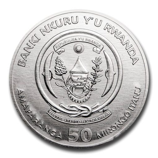 2021 (New) Rwanda Lunar Year of the Ox 1 oz 99.9% Pure Silver Coin - Image 2