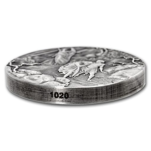 2016 (New) Bible Series Adam & Eve Garden of Eden 2 oz Silver 62.2g Coin - Image 3