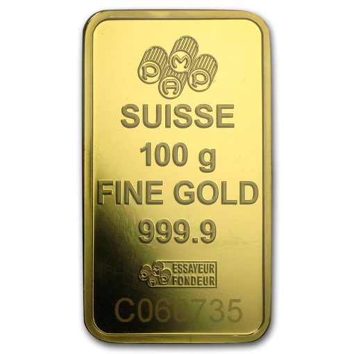 【Backorder】(New) 100 Gram Pamp Swiss 24K Gold Bar .9999 in Assay Card - Image 4