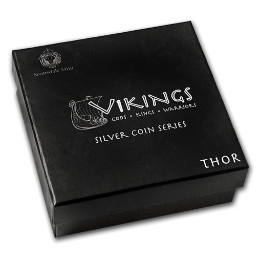 2016 (New) Viking Series [ Thor ] 2 oz Silver 62.2g Coin - Image 5