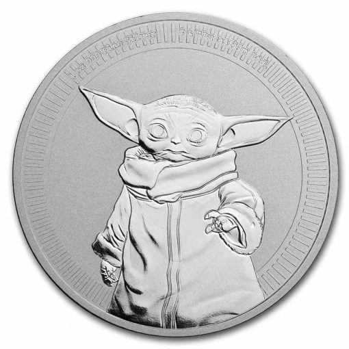 2021 (New) Niue「Star Wars・The Baby Yoda」Silver 1 oz Coin