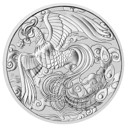 2022 Australia Chinese Myths and Legends Phoenix Silver 1 oz Coin