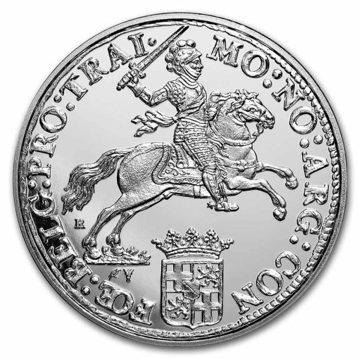 2022 (New) Netherlands Ducaton Rider Restrike Silver 1 oz Round