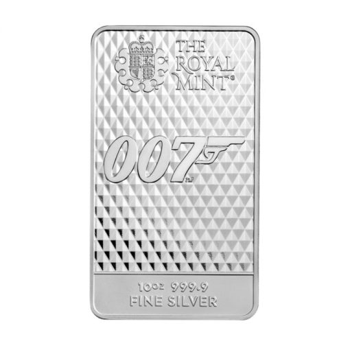 【3 Day Ship】2022 (New) Great Britain James Bond 007 Diamonds Are Forever Silver 10 oz  bar