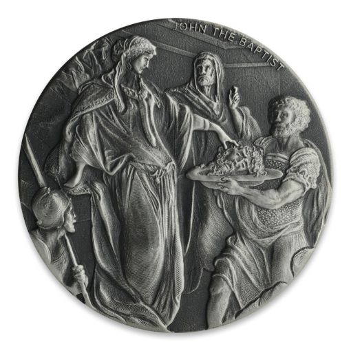 2018 (New) Bible Series John the Baptist 2 oz Silver 62.2g Coin