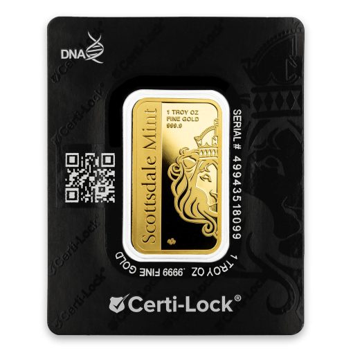 【3 Day Ship】(New) 1 oz Pure 24K Gold Bar Archangel Michael .9999 CERTI-LOCK® Assay - Image 2