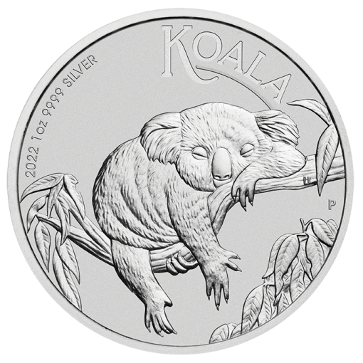 2022 (New) Australian Koala Perth Mint 1 oz Silver Coin