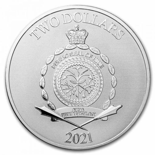 2021 (New) Niue $2 Shrek 20th Anniversary Silver 1 oz Coin - Image 2