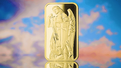 【3 Day Ship】(New) 1 oz Pure 24K Gold Bar Archangel Michael .9999 CERTI-LOCK® Assay - Image 7