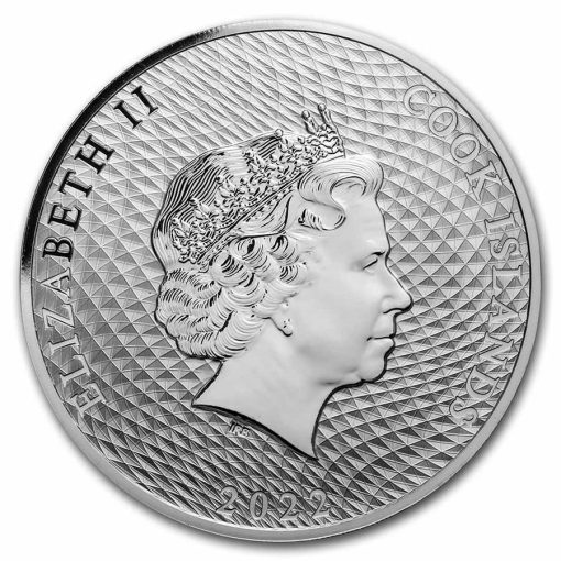 2022 (New) Cook Islands Bounty Silver 1 oz Coin - Image 2