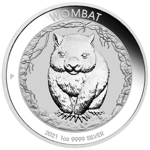 2021 (New) Australian Wombat 1 oz 99.99% Silver Coin