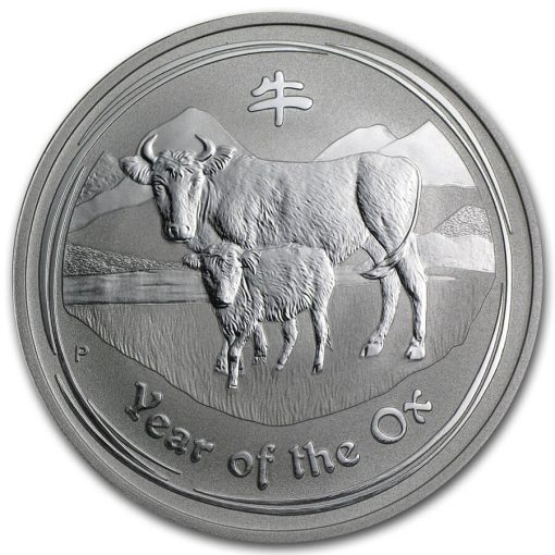 2009年 (新品) オーストラリア「 干支 十二支・丑年 牛年 」純銀 1オンス 銀貨