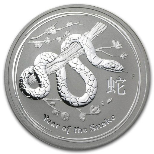 2013 (New) Australian Year of the Snake Lunar 1 oz Silver Coin