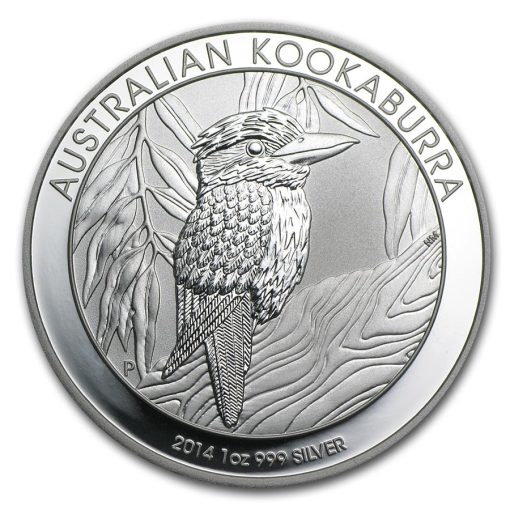 2014 (New) Australian Kookaburra Perth Mint 1 oz Silver Coin