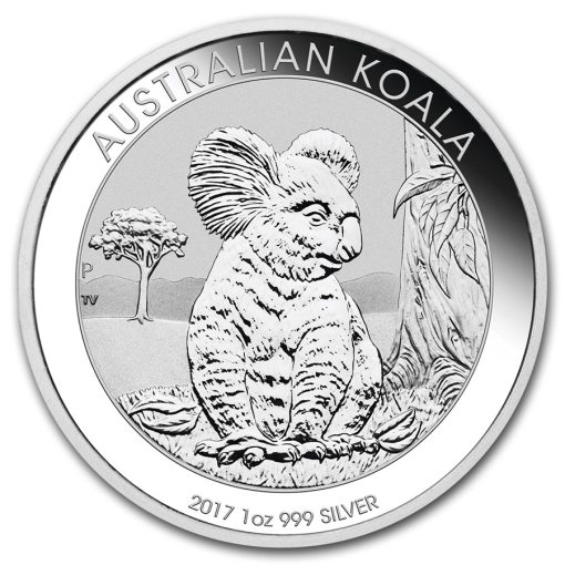 2017年 (新品) オーストラリア「コアラ」純銀 1 オンス 銀貨