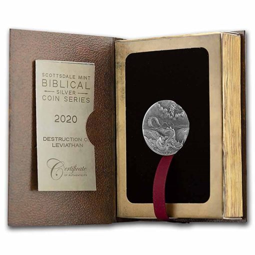 2020 (New) Bible Series Leviathan's Destruction 2 oz Silver 62.2g Coin - Image 3