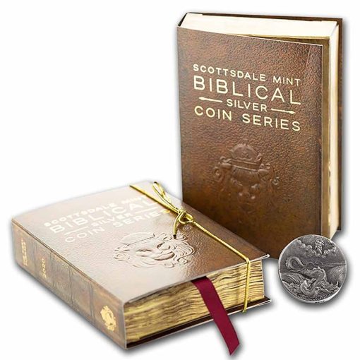 2020 (New) Bible Series Leviathan's Destruction 2 oz Silver 62.2g Coin - Image 2