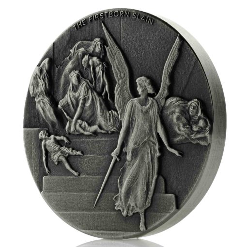 2019 (New) Bible Series The Firstborn Slain Passover 2 oz Silver 62.2g Coin - Image 4