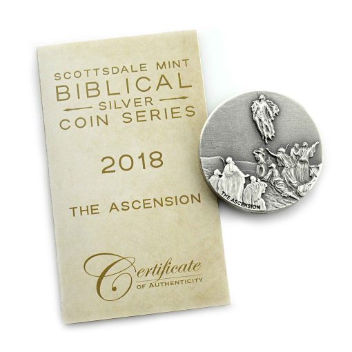 2018 (New) Bible Series The Ascension 2 oz Silver 62.2g Coin - Image 7